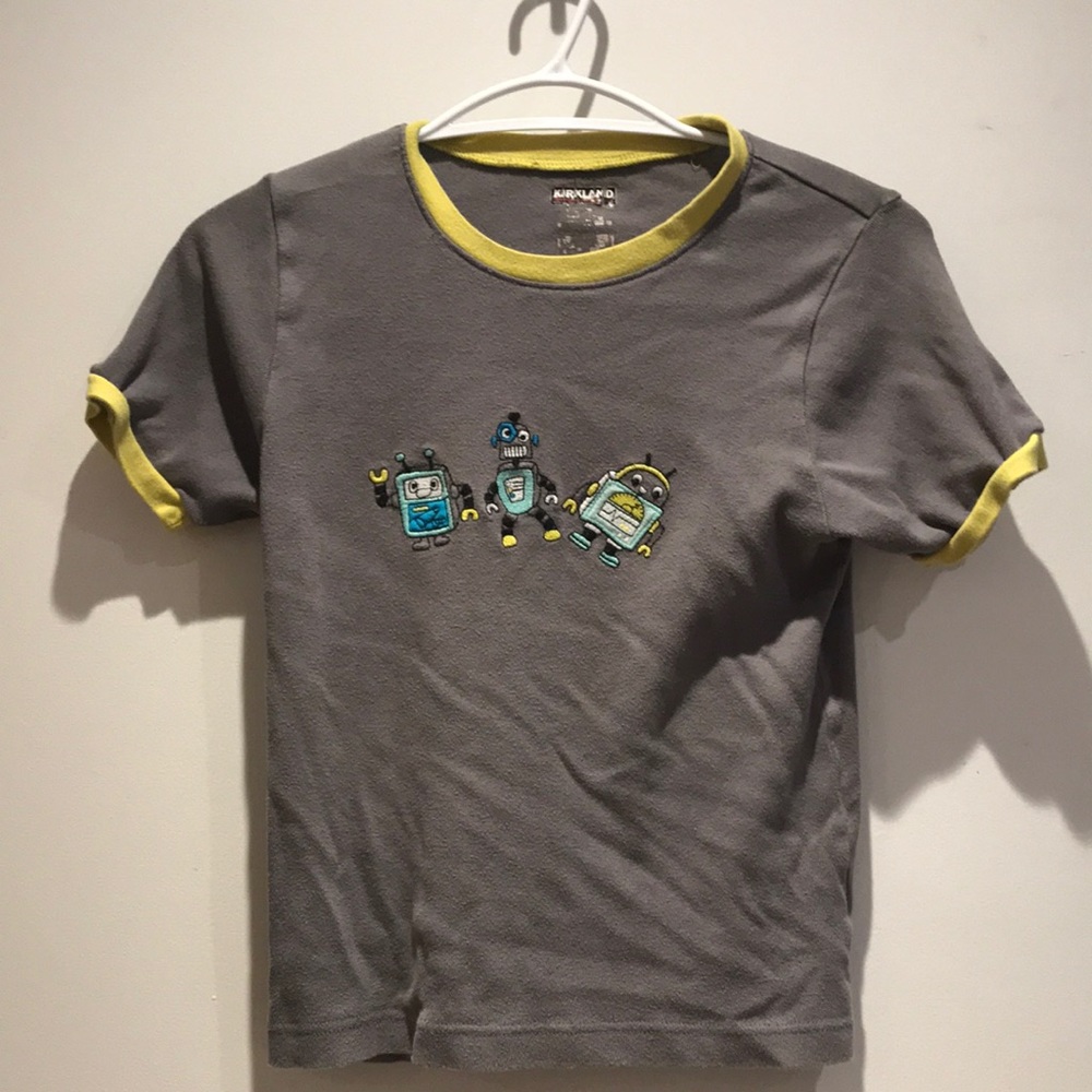 Yellow & grey t-shirt Kirkland Signature